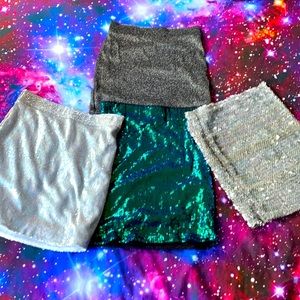 Glitter Sequin Skirt Bundle 💖